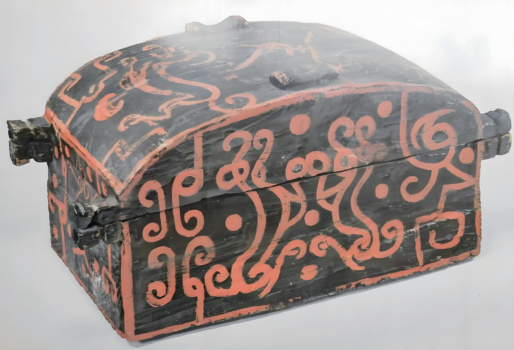 战国曾侯乙墓（湖北）二十八宿与青龙漆箱 · The Lacquer Case, Tomb of Marquis Yi of Zeng, c. 433 BC